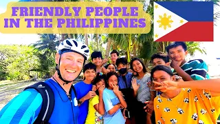 Das sind die freundlichen Menschen auf den Philippinen - Fahrrad bikepacking tour Mindoro 🇵🇭
