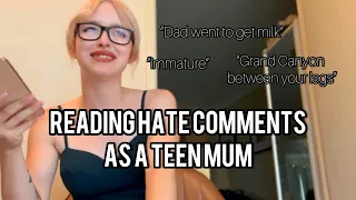 Reading hate comments as the most hated teen mom on the internet - rude comments people have left me