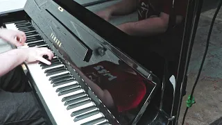 Roxas' Theme on a Yamaha U1 Upright Piano in High Gloss Black