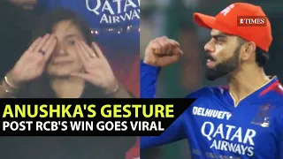 Anushka Sharma did this after Virat Kohli's RCB defeated Delhi's team in Bengaluru; internet reacts
