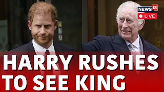 King Charles LIVE News | Prince Harry Rushes To London To Meet The King | King Charles Health | N18L