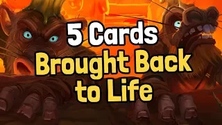 5 Cards Brought Back to Life by Kobolds & Catacombs - Hearthstone