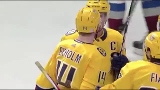 Mattias Ekholm Goal vs COL 11-18-17