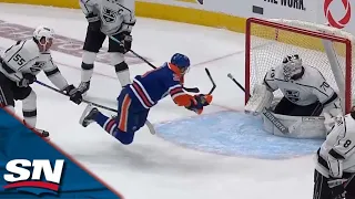 Oilers' Connor McDavid Puts On Puck-Possession Clinic Before Setting Up A Falling Leon Draisaitl