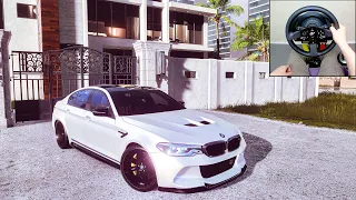 NFS HEAT | BMW M5 | Steering Wheel + Shifter | GamePlay