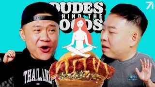 Scammers, Nude Yoga, and Fried Chicken | Dudes Behind the Foods Ep. 121