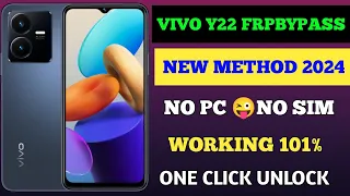 Vivo Y22 Frp Bypass 2024 | Vivo y22 Frpbypass Android 13 New Method | Vivo y22 frpbypass