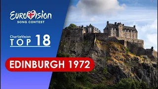 EUROVISION SONG CONTEST Edinburgh 1972 My Top 18