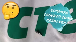 Estampa da camisa descolando? Como Resolver?