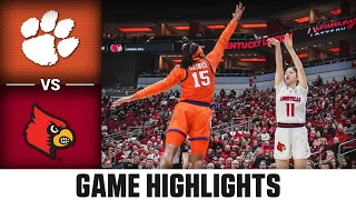 Clemson vs. Louisville Women's Basketball Highlights (2022-23)