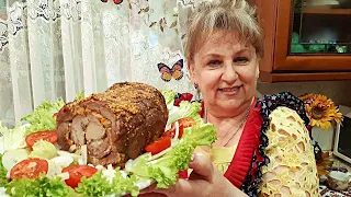 Вместо шашлыка, на ПРАЗДНИЧНЫЙ СТОЛ! Мясной рулет.