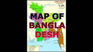 MAP OF BANGLADESH