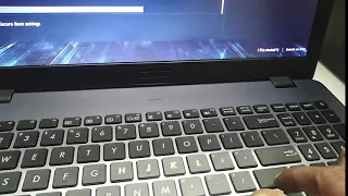 HOW! ASUS Laptop Menu BIOS Settings! Secure Boot! Boot from USB! Boot from DVD Rom! | AsusVivo-X542U