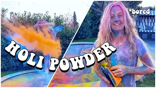 HOLI POWDER VIDEO  *hatte Langeweile TIPPS & TRICKS & MAKING OF I MaVie Noelle Family