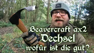 Wofür ist Dechsel & Querbeil geeignet? - Die @BeaverCraftTools ax2 "Adze" im Unboxing und Test