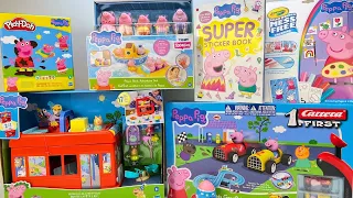 Peppa Pig Collection Review | Pepa Pig GranPrix Car Race Track | Pull & Go Paddle Boat