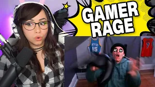 Bunnymon REACTS to 8 MINUTES OF GAMER RAGE !!! (PART 13)