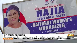 Election: Seven aspirants file nomination forms for NPP national executives’ position (14-6-22)