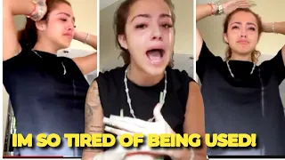 Malu Trevejo BREAKS DOWN CRYING on IG live over FAMILY DRAMA, ANXIETY & DEPRESSION *FULL LIVE!