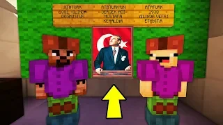 FAKİR VE SAKAR ATATÜRK ÖĞRENİYOR !! 😱 - Minecraft