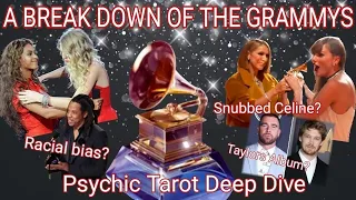The Grammys. Taylor Swift, Beyonce and Racial bias, rigged voting & more! psychic tarot reading