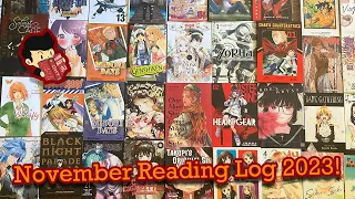 Remarkable Month of Fun and Interesting Manga! - November 2023 Reading Log