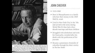 A Lecture on John Cheever's "The Swimmer"