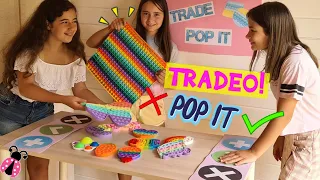 TRADEO de POP ITS ¡En mi TIENDA! Intercambio de FIDGET TOYS