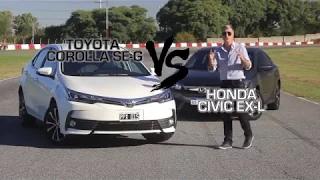 Honda Civic / Toyota Corolla - Comparativo - Matias Antico - TN Autos