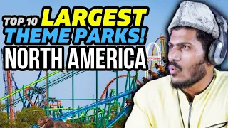 Villagers React To Top 10 LARGEST Theme Parks In North America ! Tribal People Try