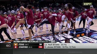 #1 Stanford Beats #2 Texas To Win Regional & Reach Final Four, Celebrate By Doing Electric Slide!