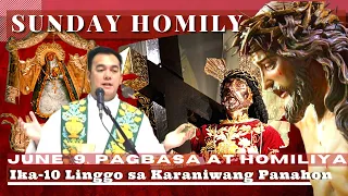 HOLY MASS TODAY | June  9  SUNDAY HOMILY  |  REV FR DOUGLAS BADONG