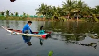 Crazy Thai Drag Race Long-tail boat