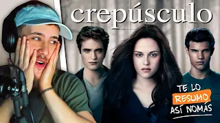 CREPÚSCULO: La PEOR saga del CINE 🧛🏻 Mi opinión sobre CREPÚSCULO y reacción a TE LO RESUMO ASÍ NOMÁS