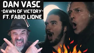 Metal Dude * Musician (REACTION) - DAN VASC - "Dawn Of Victory" ft. FABIO LIONE - Rhapsody Cover