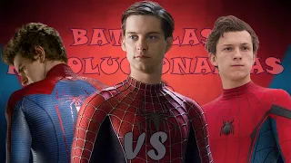 Andrew VS Tobey VS Tom l Spider-Man Battle Royale Batallas Revolucionarias Rap l Especial