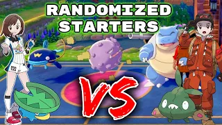 We RANDOMIZE our Starter POKEMON in Sword & Shield and choose for each other... Then We Battle!