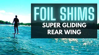 Hydrofoil Rear Wing / Stabilizer Shims for Gliding & Pumping