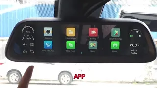 Touch Screen Remote Monitor Rear View Mirror