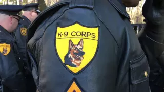 Norfolk police bury fallen K-9, Krijger