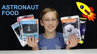 ASTRONAUT SPACE FOOD TASTE TEST | COLLINTV