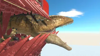 Who Can Escape From Giant Grinder - Animal Revolt Battle Simulator