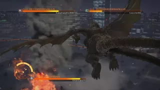 Godzilla (PS4) Online VS: King Ghidorah vs. Mechagodzilla vs. Burning Godzilla
