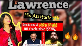 Lawrence Bishnoi #interview &  Full attitude videos Reaction 🔥😈Lawrance Bishnoi Thug life