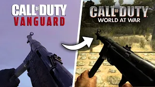 CALL OF DUTY VANGUARD vs WORLD AT WAR - Weapons Comparison