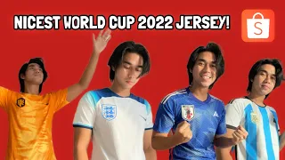 NICEST WORLD CUP JERSEY 2022 SHOPEE HAUL MALAYSIA