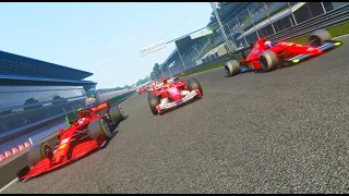 I Raced The F2004 Against (almost) Every Ferrari F1 Car | Assetto Corsa Ferrari F2004 F1 Onboard