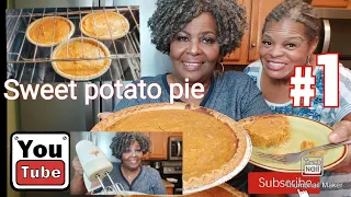 The best Southern style sweet potato pie
