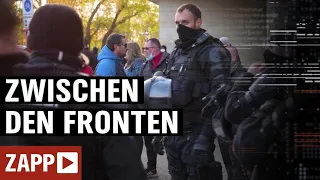 Pressefreiheit auf "Querdenker"-Demos: dürftiger Schutz | ZAPP | NDR