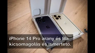 iPhone 14 Pro 1TB Lila ÉS Arany kicsomagolás!